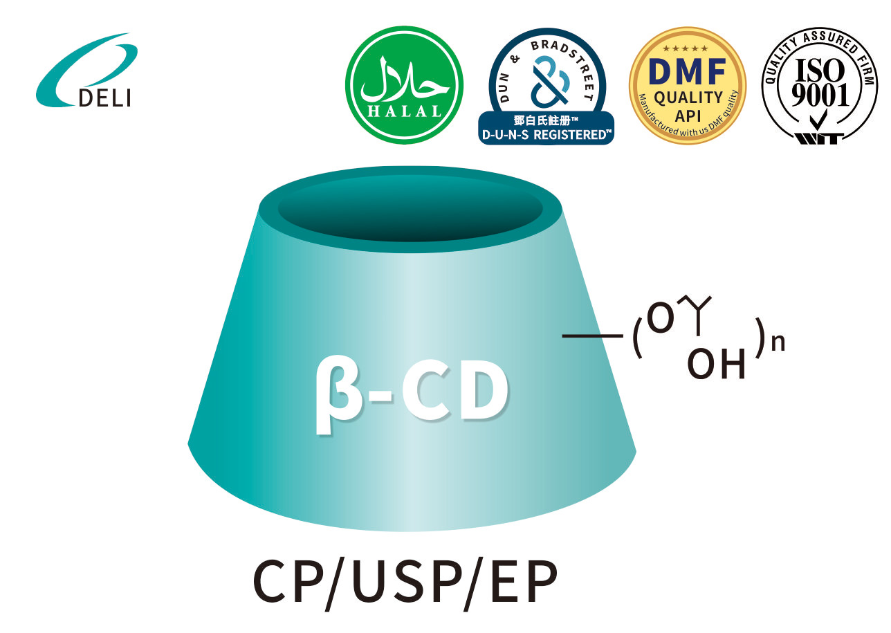 Hüdroksüpropüül Betadex HPBCD CAS 128446-35-5 Pharma kvaliteediga tsüklodekstriin